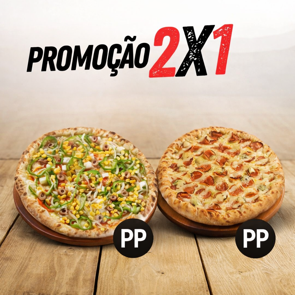 Combo 2 Pizzas PP + Refrigerante 2L
